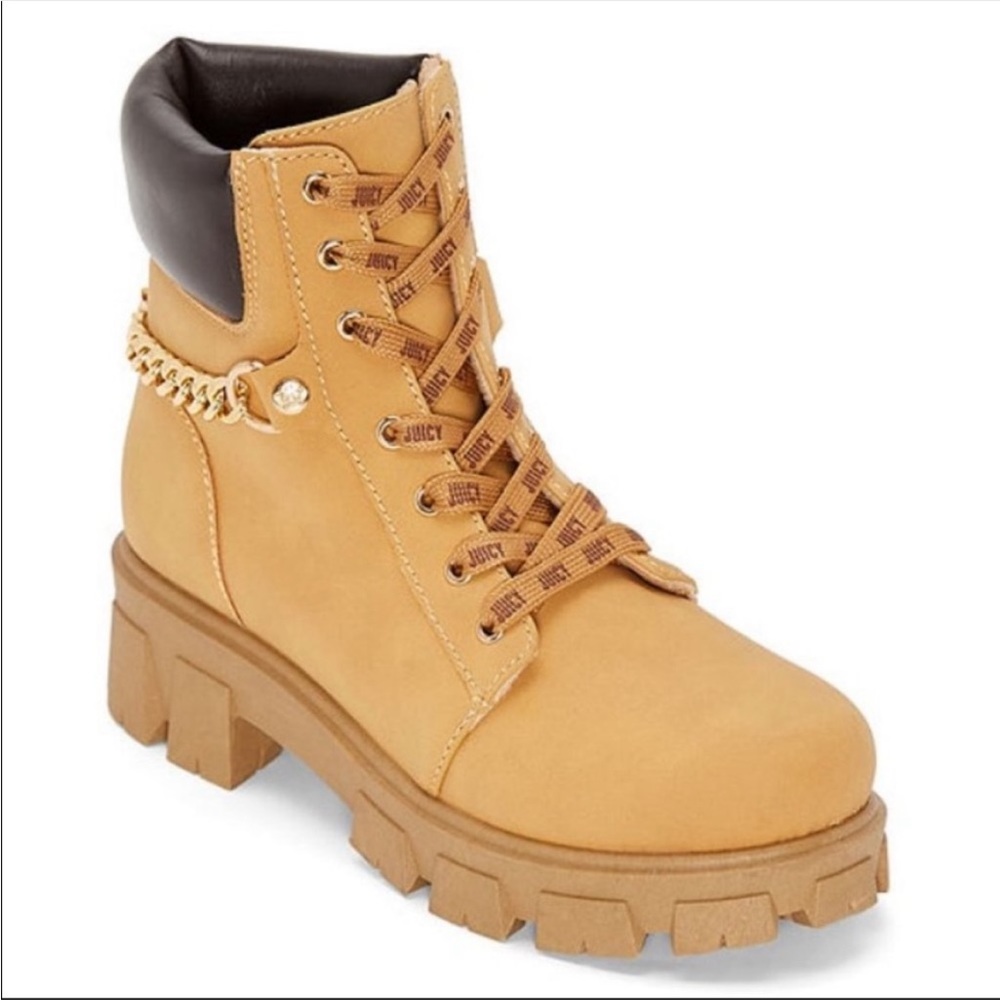 New Juicy By Juicy Couture Womens Josie
Lace Up Boots Block Heel size 11 women